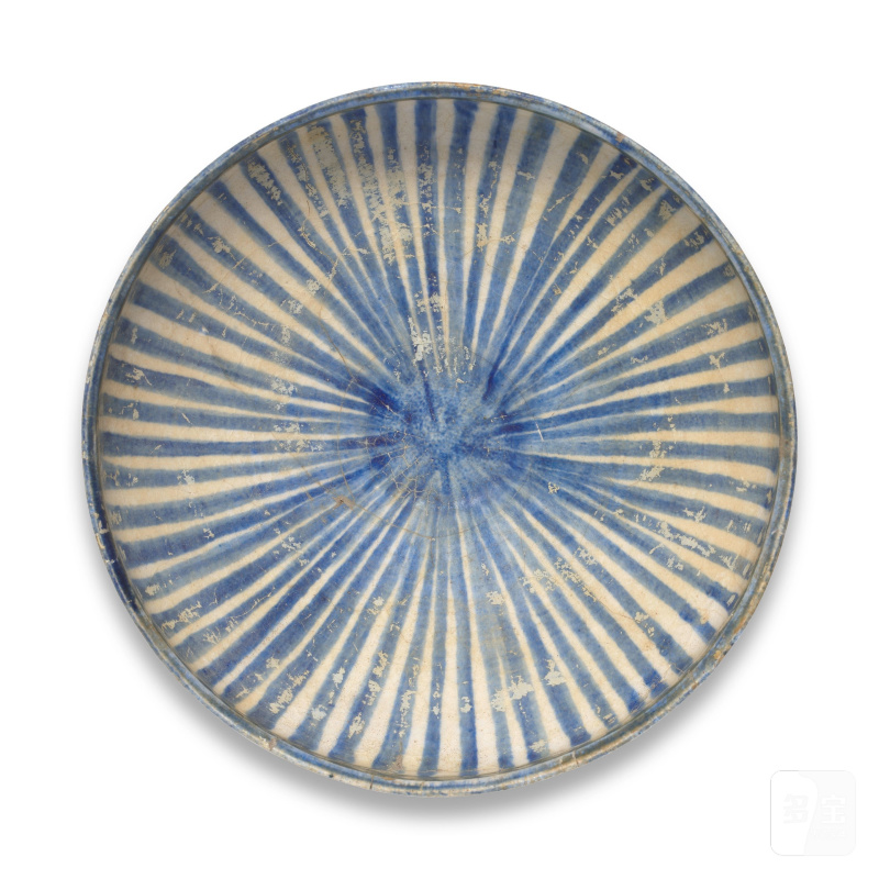 A Kashan underglaze-painted pottery bowl - 图3